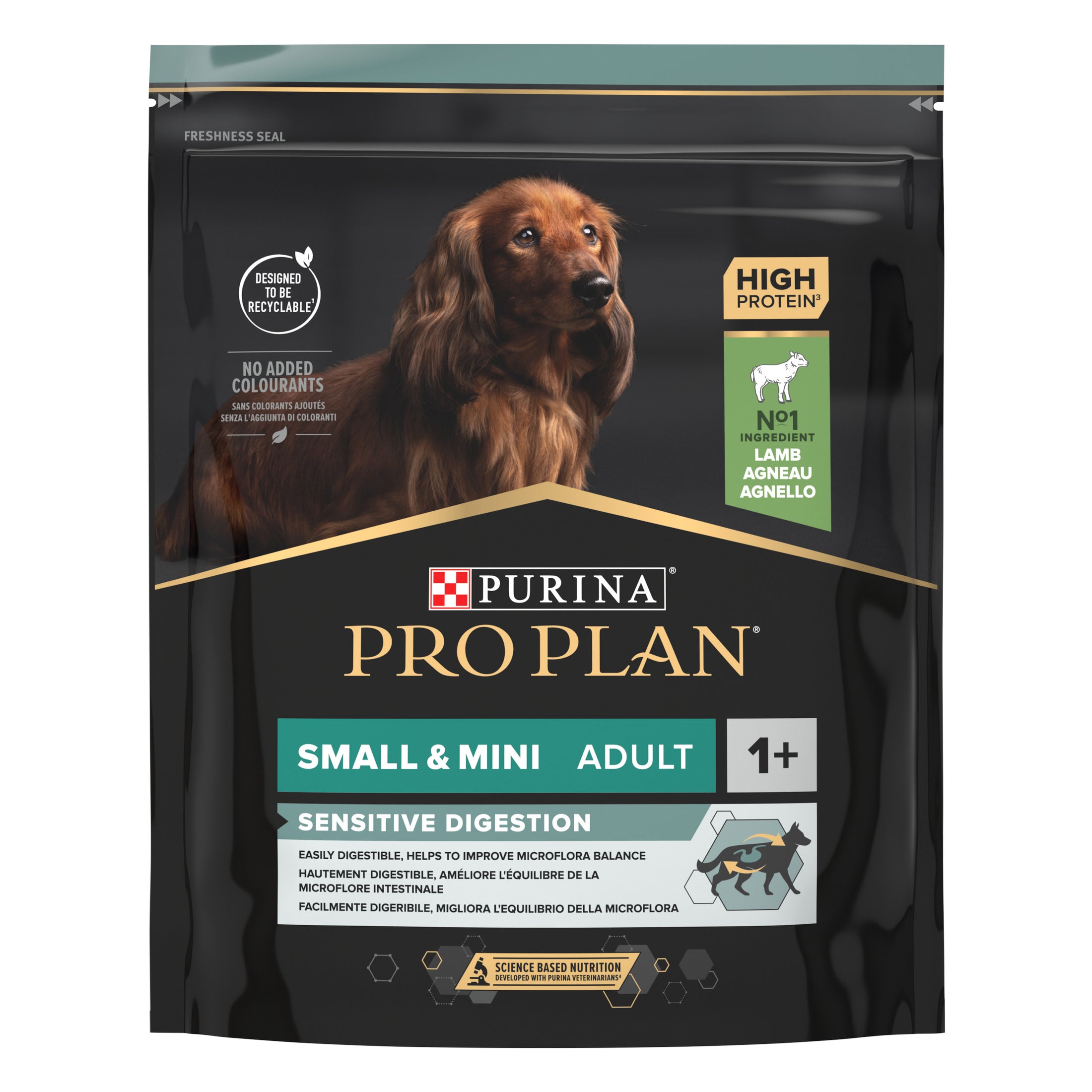Dog Food Purina Pro Plan for Mature Dogs of Small and Small Breeds with Sensitive Digestion with Lamb - Zoo-PetShop