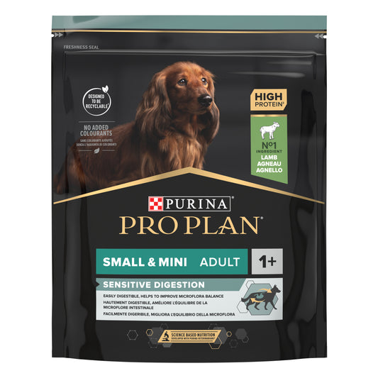 Dog Food Purina Pro Plan for Mature Dogs of Small and Small Breeds with Sensitive Digestion with Lamb - Zoo-PetShop