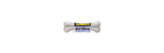 GimDog Whitebone 1 бр, 16,5 см - Бял кокал за кучета за естествена дентална грижа - Zoo-PetShop
