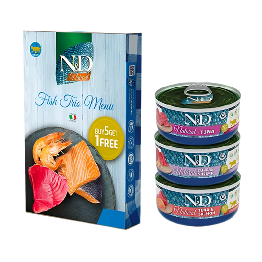 N&D Natural Fish Trio Menu 12 х 70 г