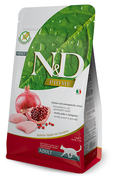 N&D Prime Adult – Пилешко & Нар за израстнали котки
