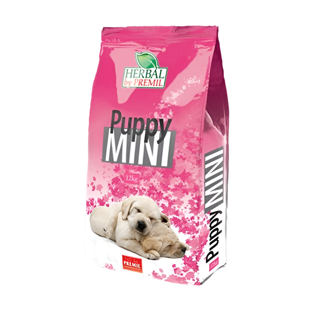 PREMIL MINI PUPPY HERBAL LINE – Храна за кучета от малки породи, 12 кг.