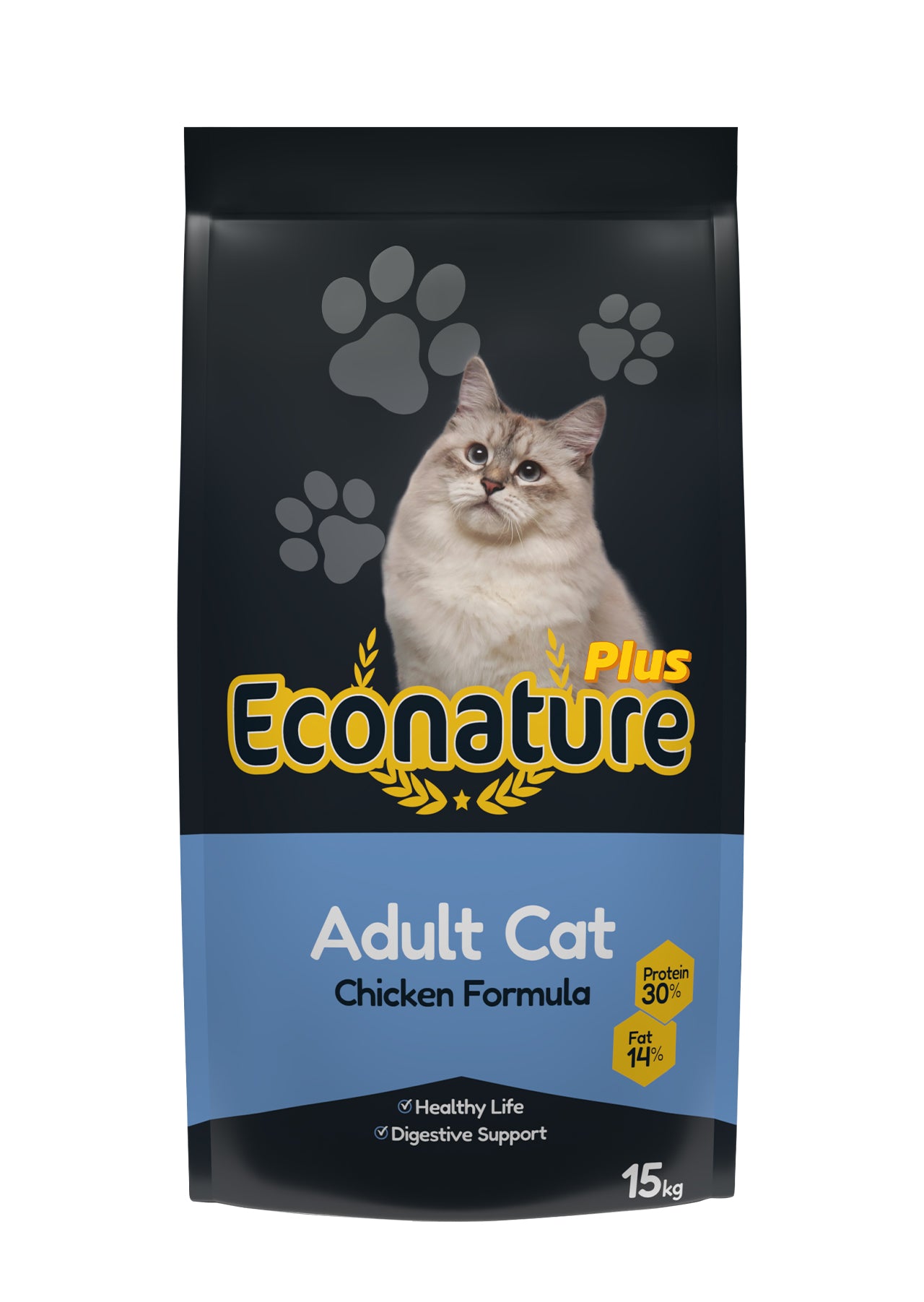 ECONATURE ADULT CAT FOOD CHICKEN PLUS - Zoo-PetShop
