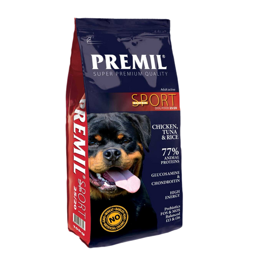 Premil Super Sport 25-20 за силно активни кучета 15кг