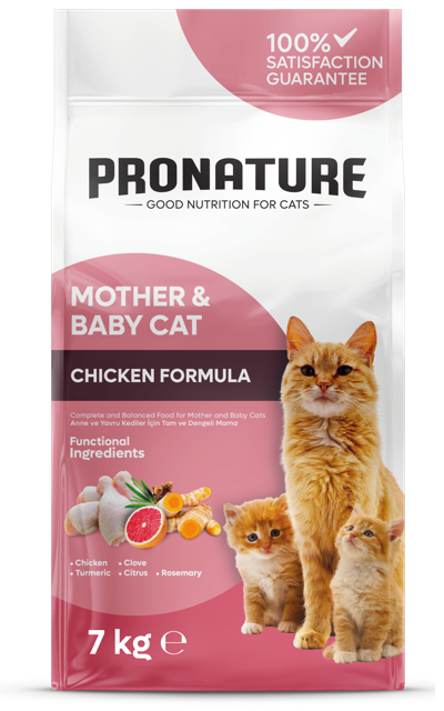 Pronature Mother & Baby Chicken Cat Food – Пълноценна грижа за майки и бебета котенца! - Zoo-PetShop