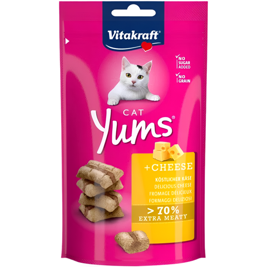 CAT YUMS - СОЧНИ ХАПКИ за КОТЕ със СИРЕНЕ, Vitakraft - Zoo-PetShop