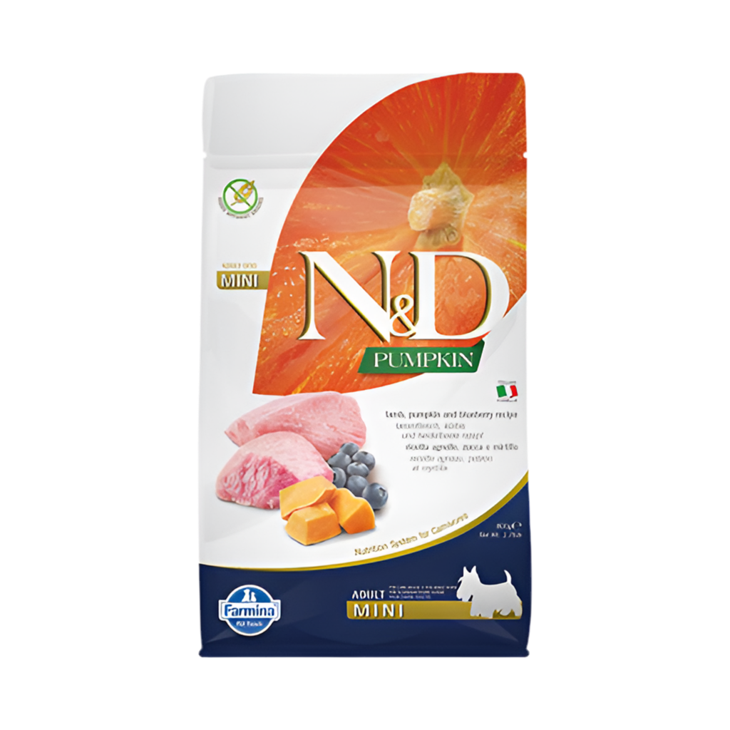 N&D DOG ADULT MINI PUMPKIN куче,тиква с агнешко и боровинки