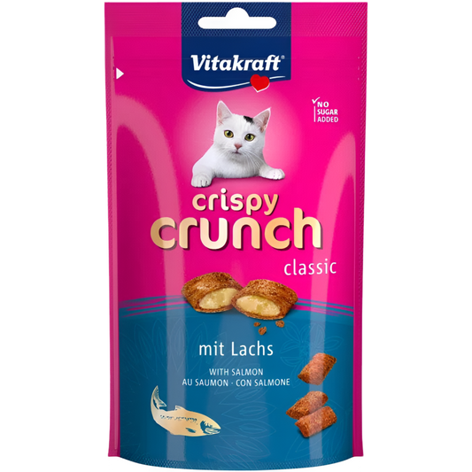 CRISPY CRUNCH classic - със СьОМГА Без добавена захар. Vitakraft - Zoo-PetShop