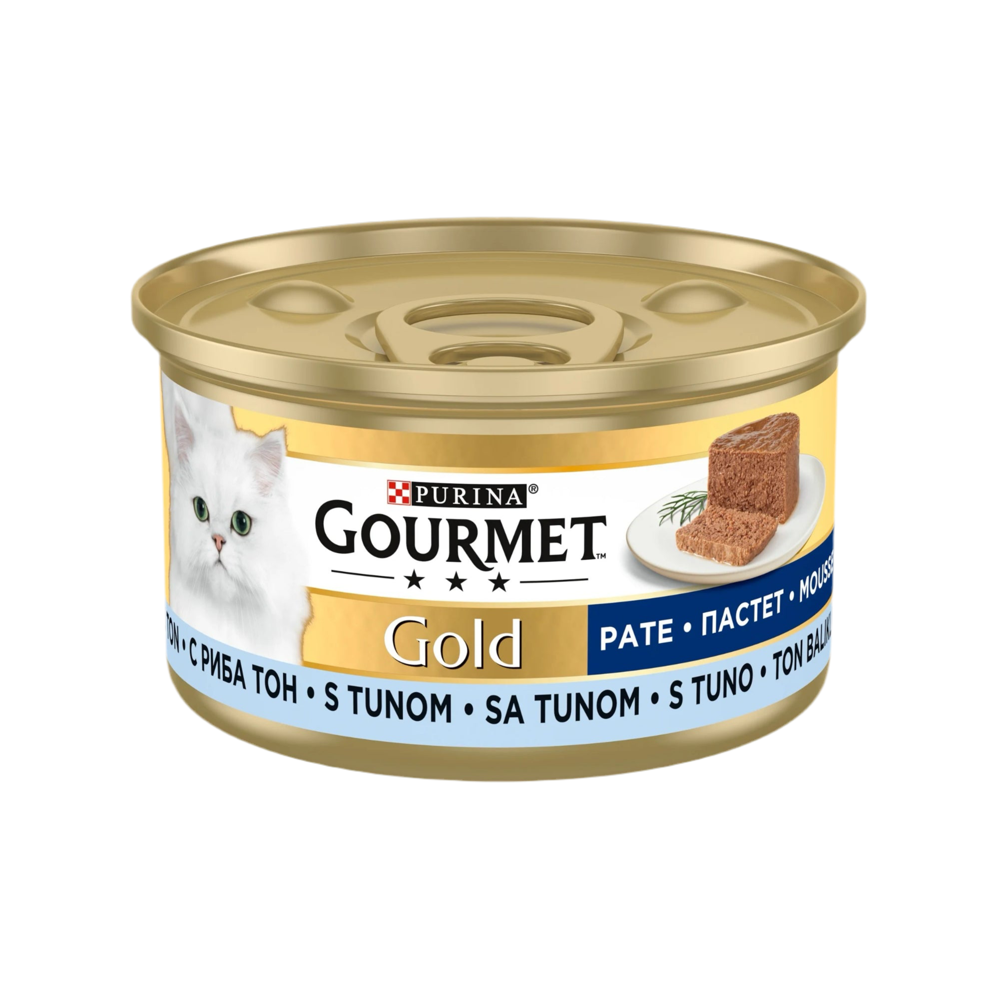 GOURMET® GOLD Мокра храна Gourmet Gold за възрастни котки - риба тон пастет