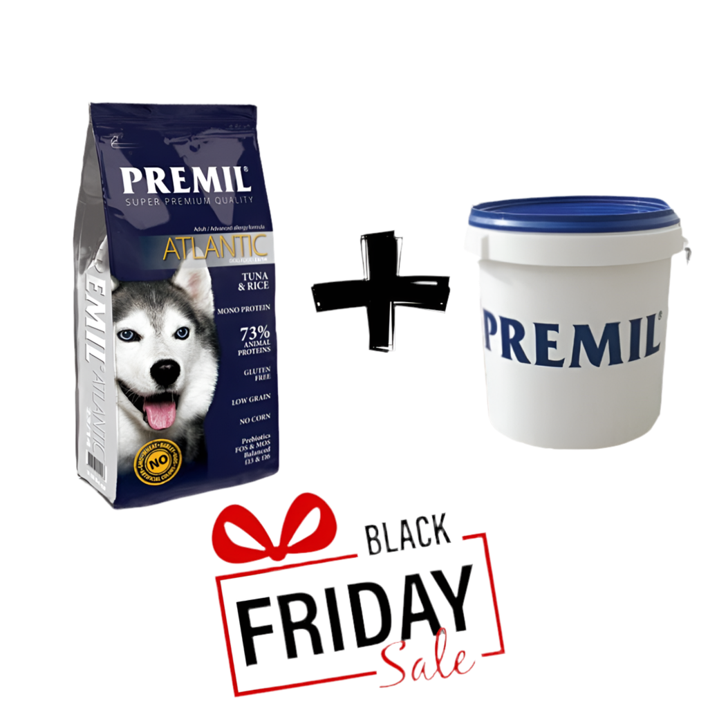 Premil Atlantic - Храна за кучета с Алергии с риба тон и ориз 15кг