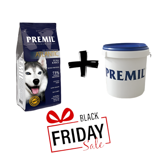 Premil Atlantic - Храна за кучета с Алергии с риба тон и ориз 15кг