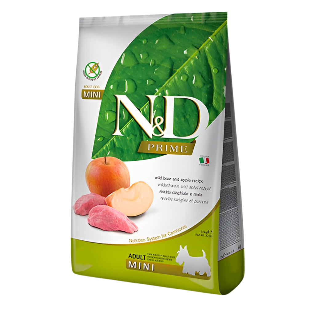 N&D PRIME DOG WILD&BOAR APPLE ADULT MINI
