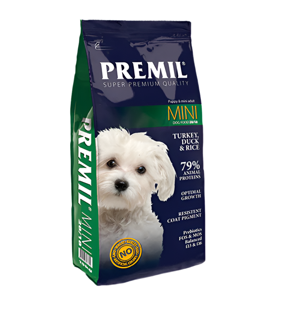 Premil Dog Puppy & Mini adult- Храна за дребни породи кучета 15кг
