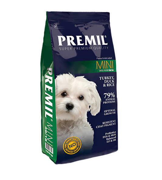 Premil Dog Puppy & Mini adult- Храна за дребни породи кучета 15кг