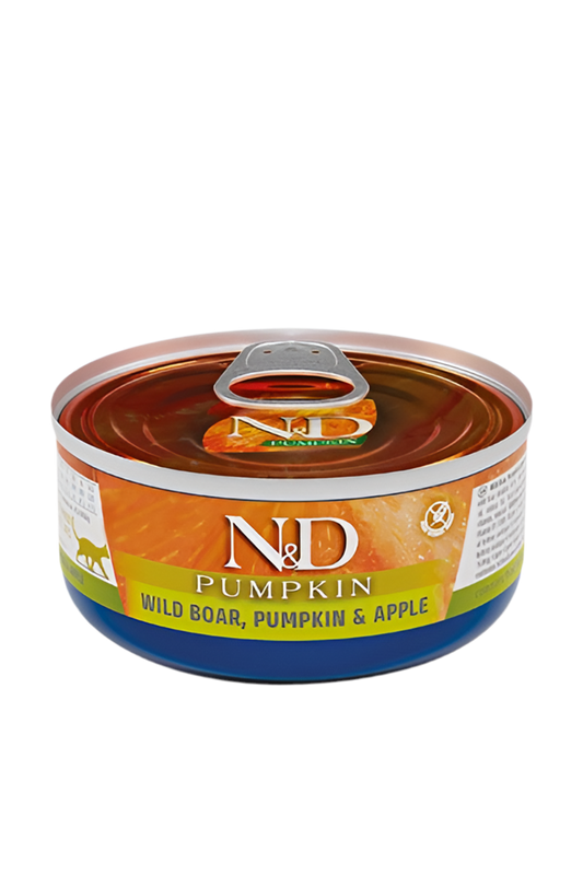N&D Pumpkin Cat Boar, Pumpkin & Apple