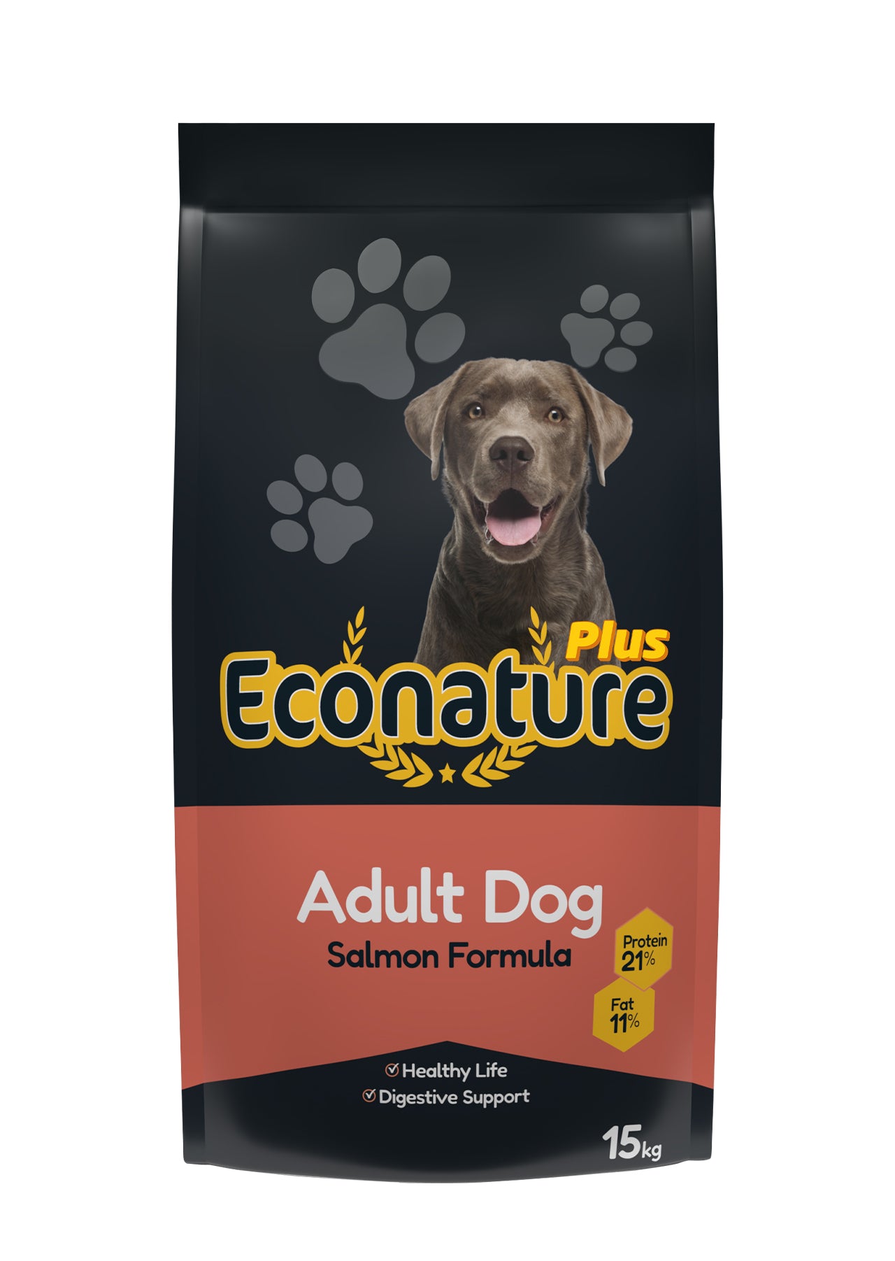 ECONATURE ADULT DOG FOOD SALMON & RICE PLUS - Zoo-PetShop