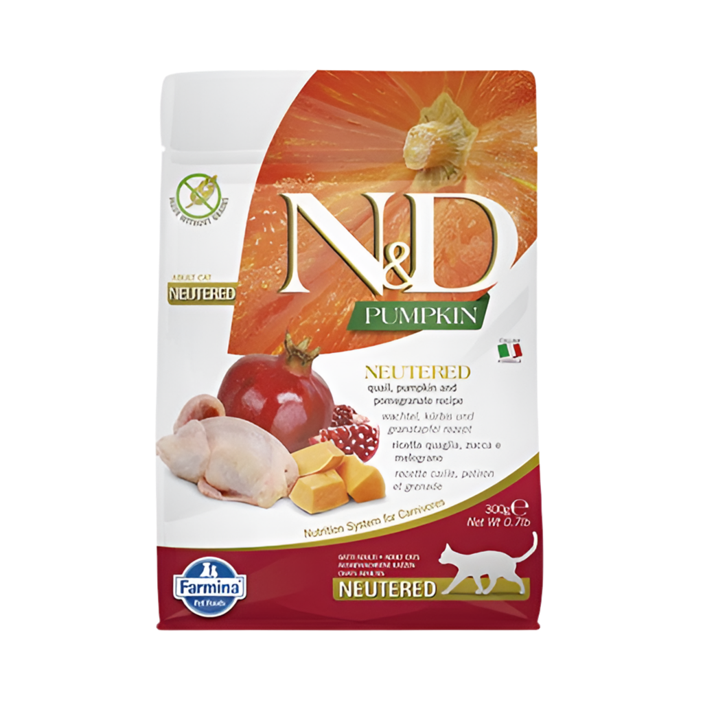 N&D CAT PUMPKIN QUAIL&POMEGRANATE ADULT Neutered