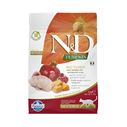 N&D CAT PUMPKIN QUAIL&POMEGRANATE ADULT Neutered