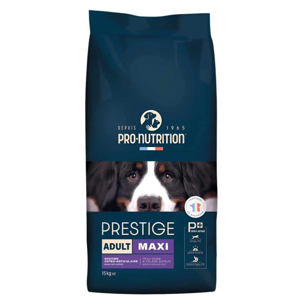 PRESTIGE DOG ADULT MAXI 15 kg - Пълноценна храна за пораснали кучета от едри породи. - Zoo-PetShop