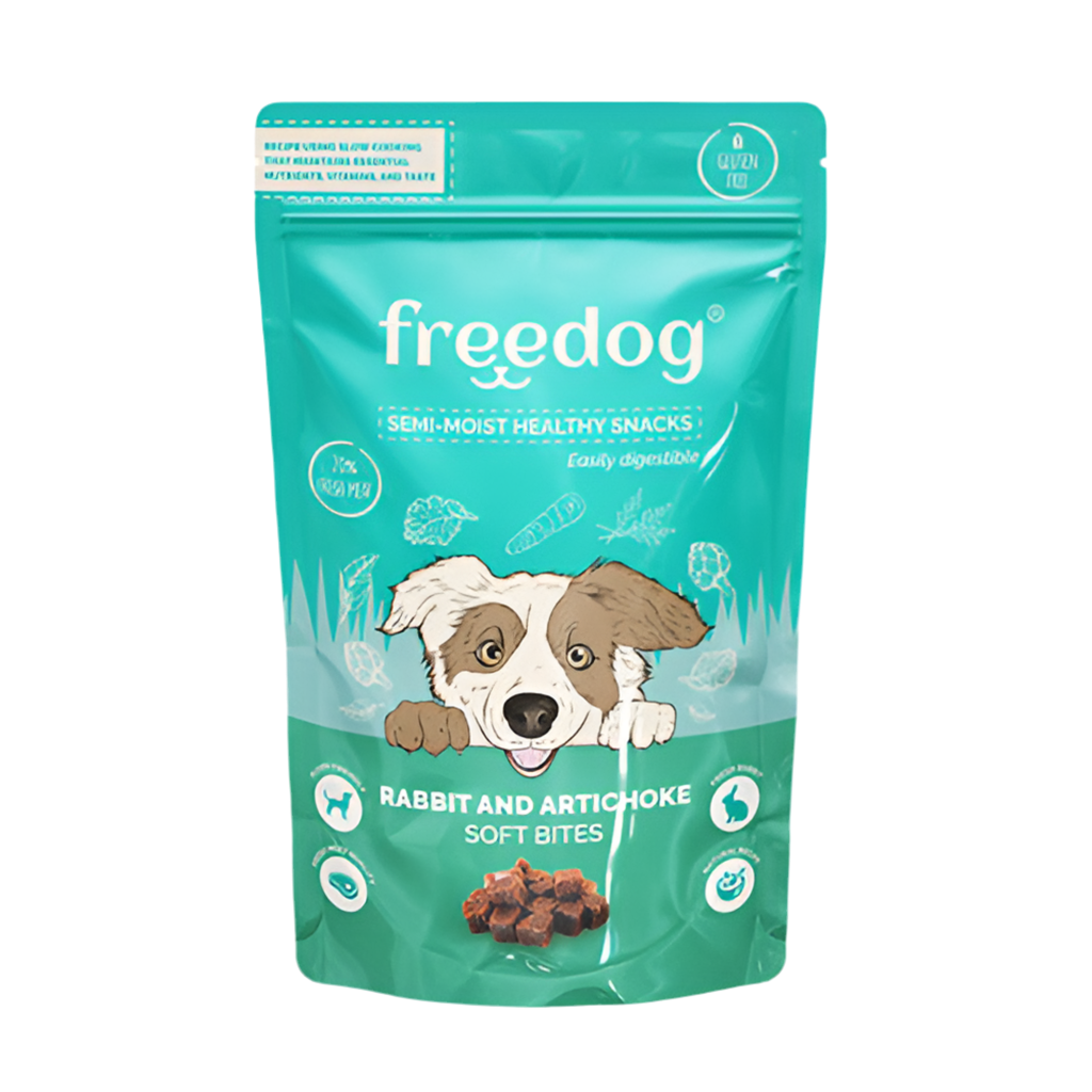 Freedog Semi-Moist Healthy Snacks – Rabbit & Artichoke 🐇🌿