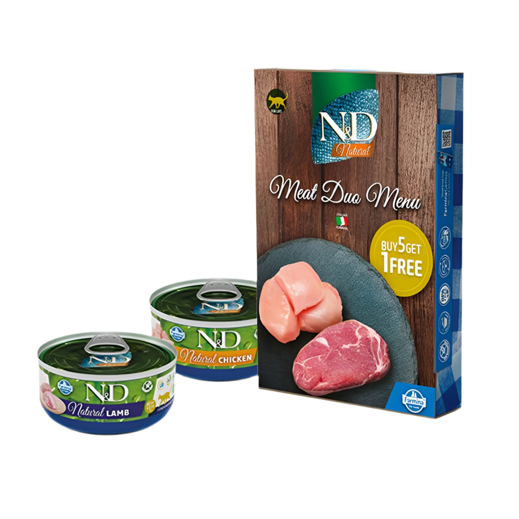 N&D NATURAL CAT MEAT DUO MENU 6 pcs