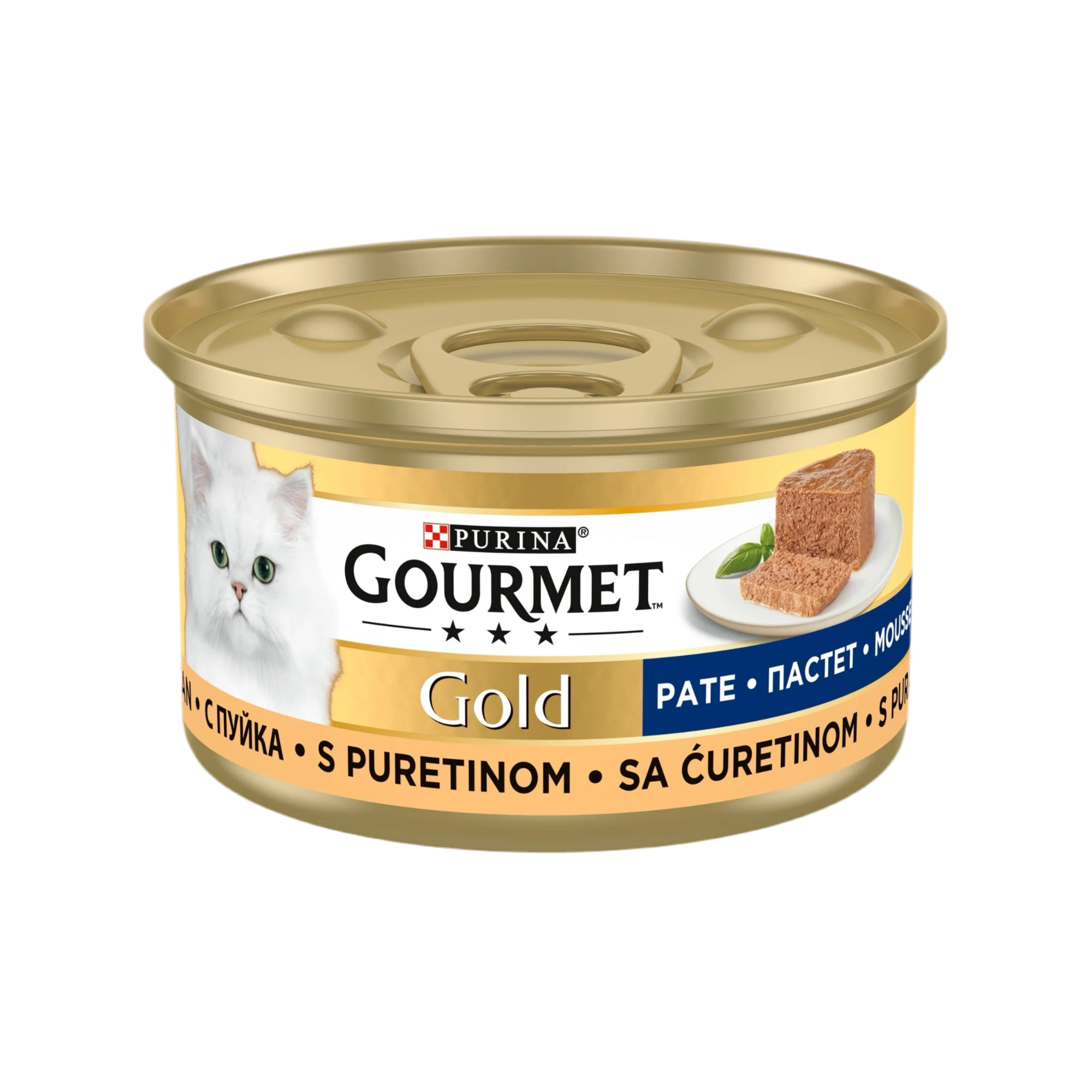 GOURMET® GOLD Мокра храна Gourmet Gold за възрастни котки - пуешки пастет
