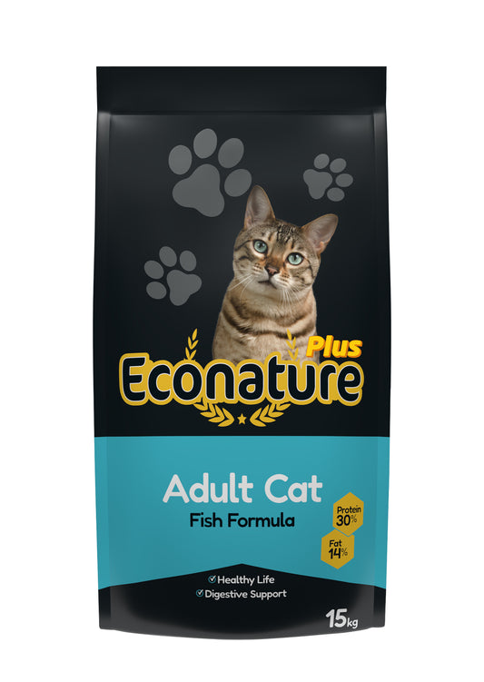 ECONATURE ADULT CAT FOOD FISH PLUS - Zoo-PetShop