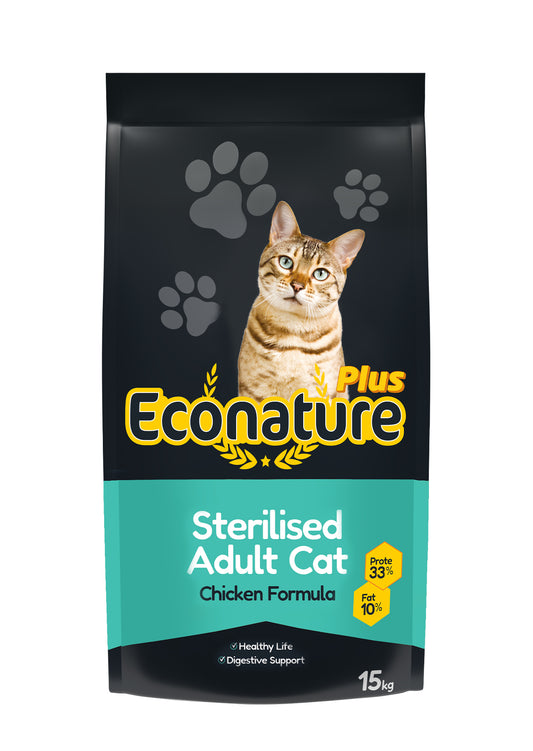 Econature - Sterilised Adult Cat - Zoo-PetShop