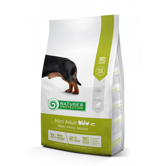 Nature`s Protection Mini Adult, с пиле - 2 кг