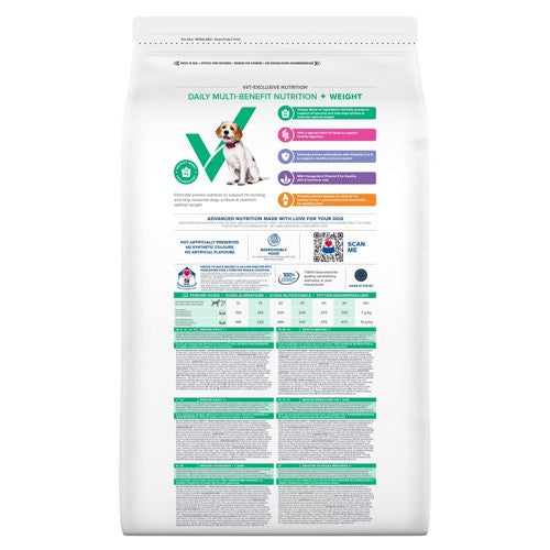 Hill’s VET ESSENTIALS MULTI-BENEFIT + WEIGHT за израснали кучета от средни породи, с пилешко - Zoo-PetShop