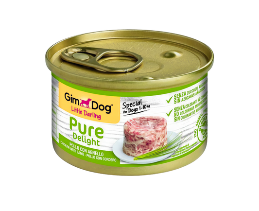 GimDog - Pure Delight - Консерва с пилешко и агнешко месо - Zoo-PetShop