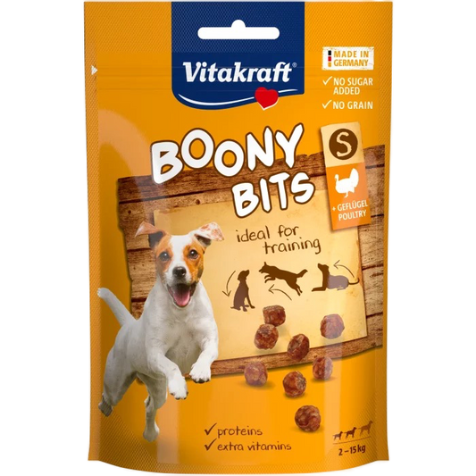 Vitakraft ® Boony Bits "S" ДРЕБНИ ХАПКИ ЗА КУЧЕТА от 2 до 15 кг - идеални при тренировка - Zoo-PetShop