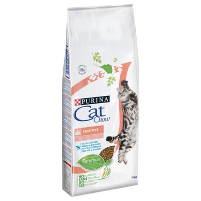Cat Chow Special Care Sensitive със сьомга - Zoo-PetShop