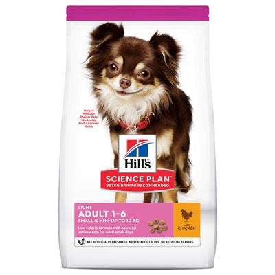 Hill's Science Plan Light Small & Mini с пилешко - Zoo-PetShop