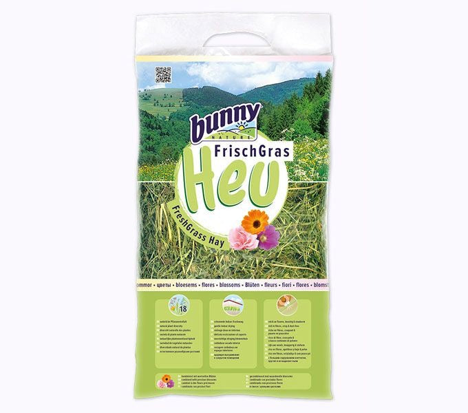 FreshGrass Hay Blossoms – Сено от свежа трева с цветове на растения - Zoo-PetShop