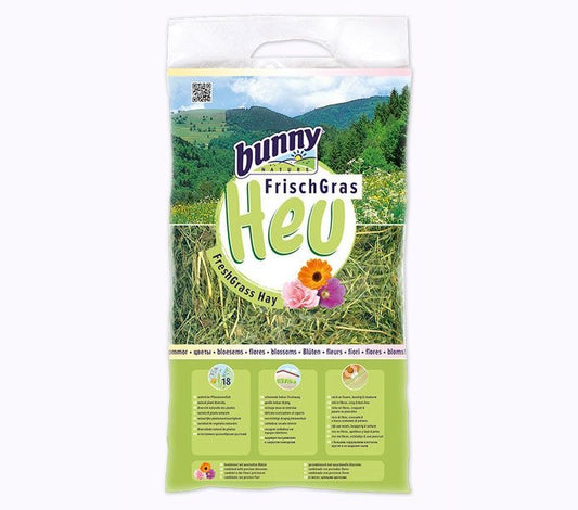 FreshGrass Hay Blossoms – Сено от свежа трева с цветове на растения - Zoo-PetShop