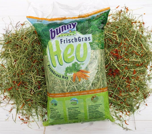 FreshGrass Hay Carrots – Сено от свежа трева с моркови - Zoo-PetShop