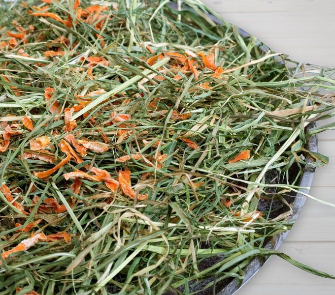 FreshGrass Hay Carrots – Сено от свежа трева с моркови - Zoo-PetShop