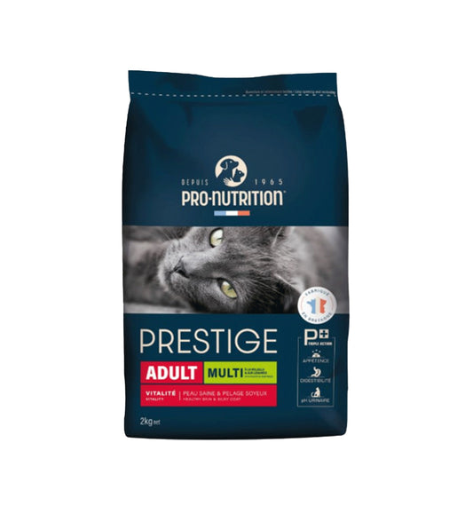 PRESTIGE CAT ADULT MULTI С ПTИЧЕ И ЗЕЛЕНЧУЦИ 10 kg - Пълноценна храна за пораснали котки. - Zoo-PetShop