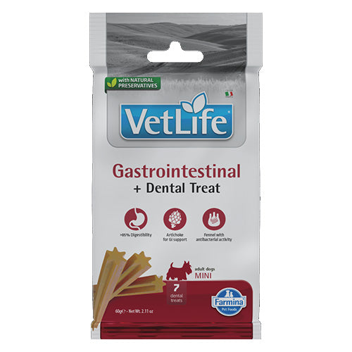 Vet Life Gastrointestinal Dental Treat Mini - Zoo-PetShop