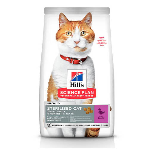 Hill's Science Plan Feline Young Adult Sterilised Duck - Zoo-PetShop