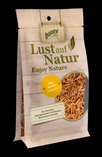 БРАШНЕНИ ЧЕРВЕИ 35 г - Meal worms - Zoo-PetShop
