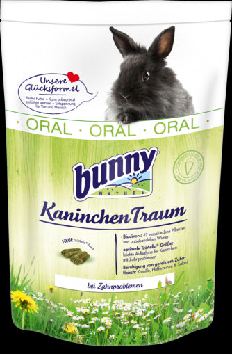 Bunny ORAL - Храна за декоративни зайчета с дентални проблеми, след 6-ия месец, 1,5 кг - Zoo-PetShop