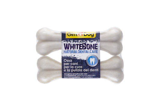 GimDog Whitebone, 2 бр (11,5 см) – бял кокал за кучета за естествена дентална грижа. - Zoo-PetShop