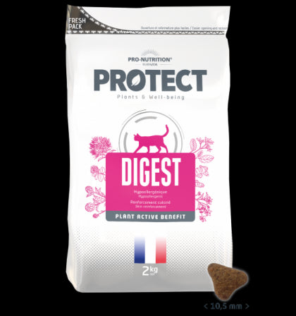 Pro-Nutrition Flatazor PROTECT CAT DIGEST 2 kg - Диетична храна за котки със специфични нужди. - Zoo-PetShop