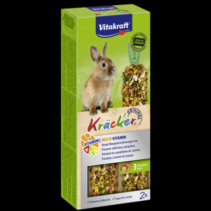 Vitakraft ® Kräcker ® - Оригинален Крекер на Витакрафт за заек МУЛТИВИТАМИН, 2 бр. - Zoo-PetShop