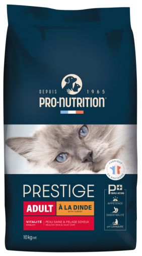 PRESTIGE CAT ADULT с ПУЙКА 10 kg - Пълноценна храна за пораснали котки.. - Zoo-PetShop