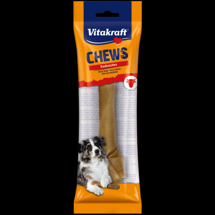 Лакомства за кучета от говежда кожа - Vitakraft Chews - Кокал вързан 25 см, 1 бр. - Zoo-PetShop