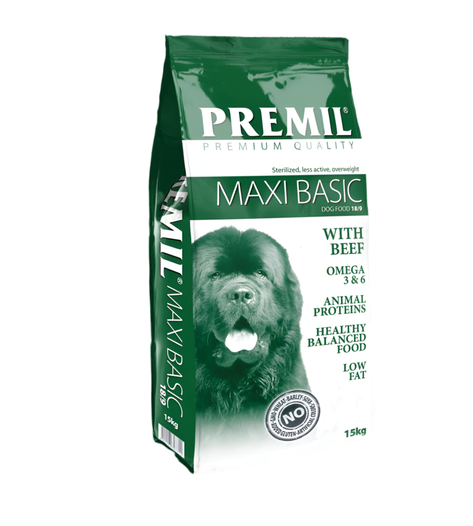 Premil Maxi Basic 20/5 - за кастрирани кучета 15 кг