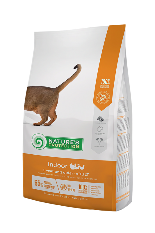 Nature’s Protection Indoor Cat – Баланс за домашни любимци! 🏠